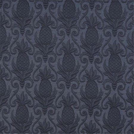 DESIGNER FABRICS Designer Fabrics E521 54 in. Wide Blue; Pineapple Jacquard Woven Upholstery Grade Fabric E521